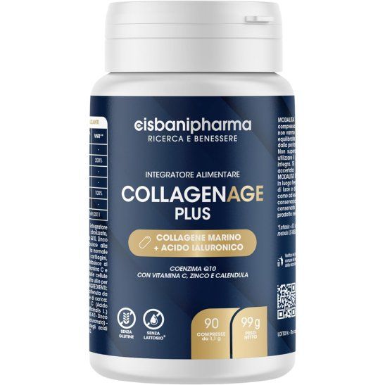 Cisbani Pharma Collagenage Plus - Integratore Per Pelle E Cartilagini 90 G