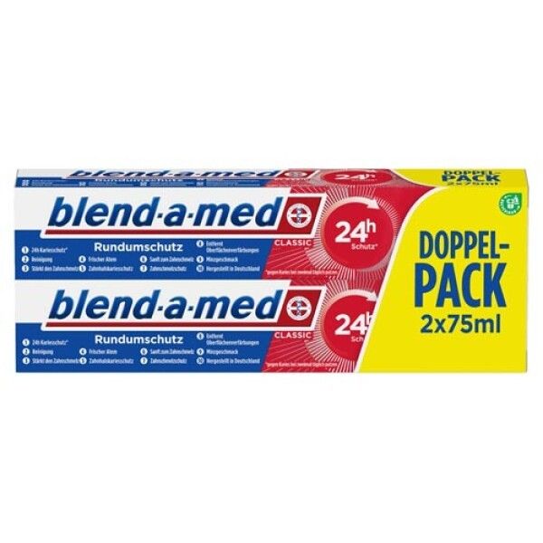 Blend-a-med Rundumschutz Classic Zahncreme 4x75 ml