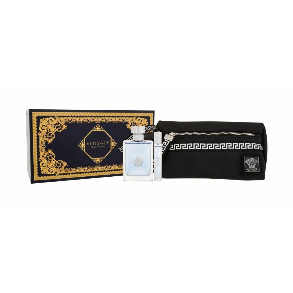 Versace pour Homme Geschenkset  edt +  edt + Kosmetiktasche