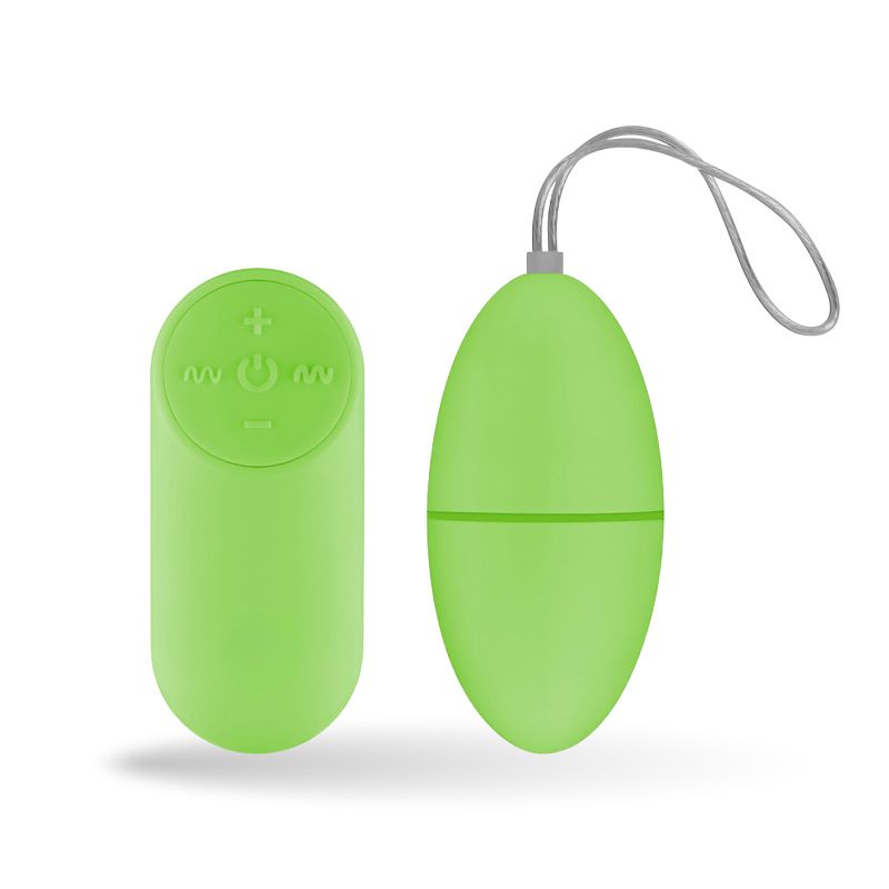 Vibro Ei Vibrator mit Fernbedienung - Grün Lovelyness 1 St