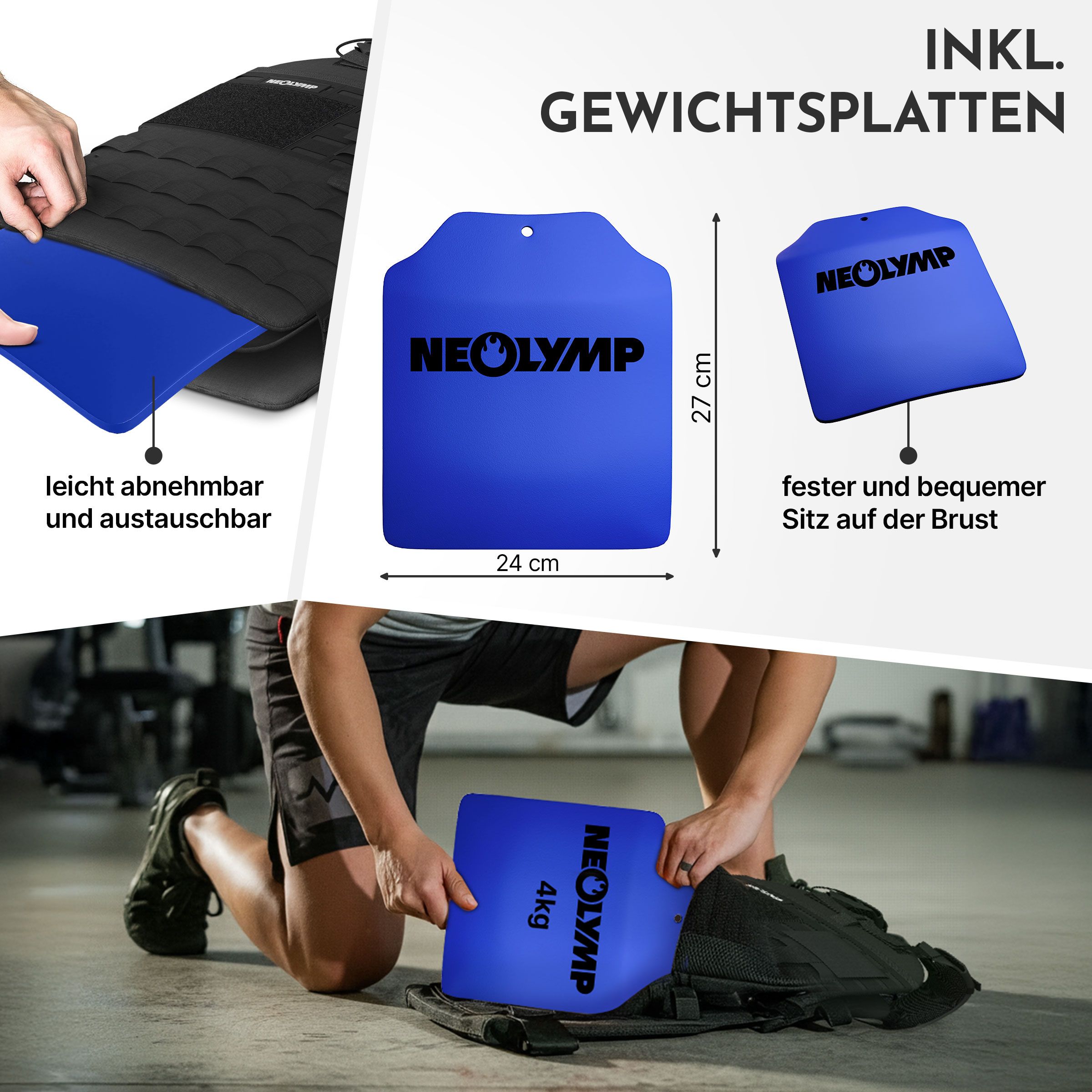 NEOLYMP Gewichtsweste 20 KG