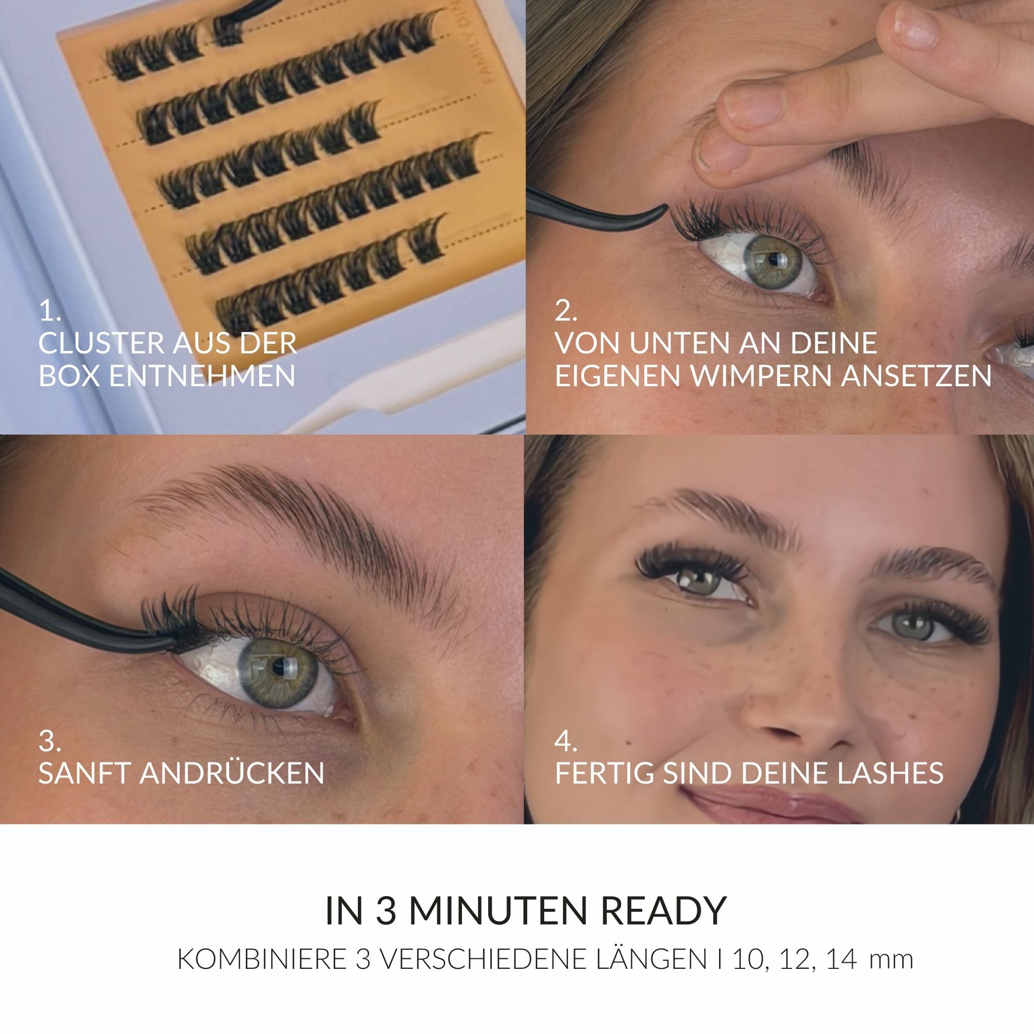 fleeky Pre Glued Natural Press on Lashes – Meet the Parents