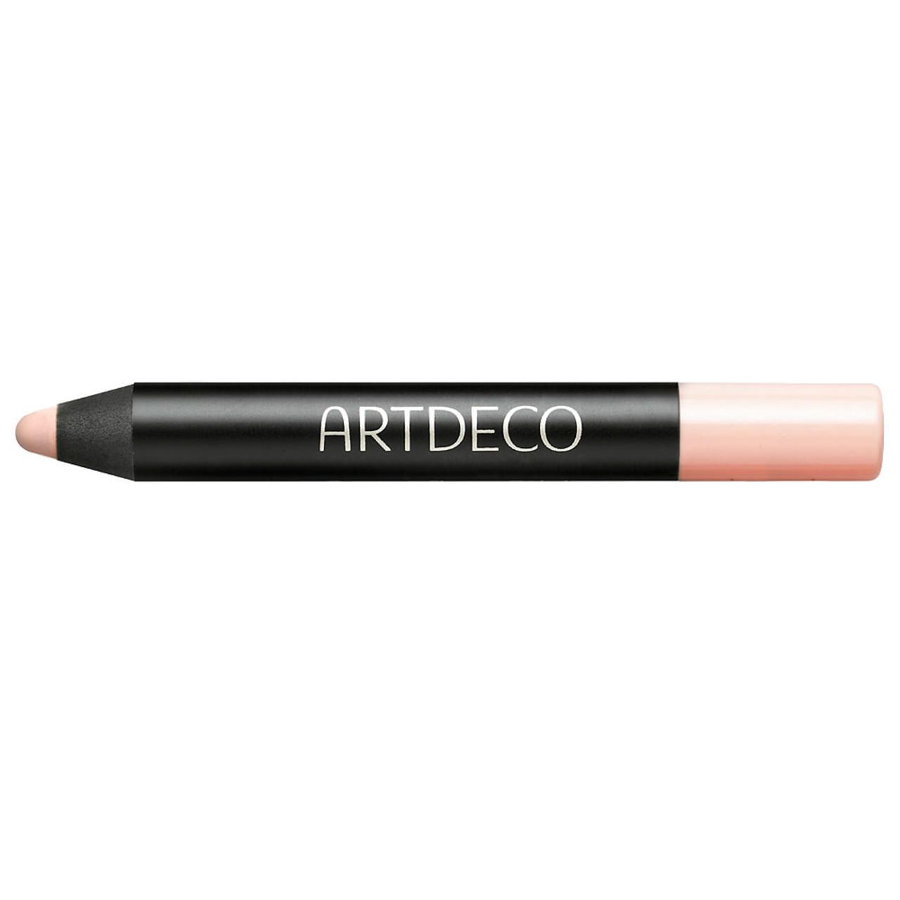 Artdeco Camouflage Stick. Schwarzer Stift mit hellem Farbton. Aufschrift ARTDECO.