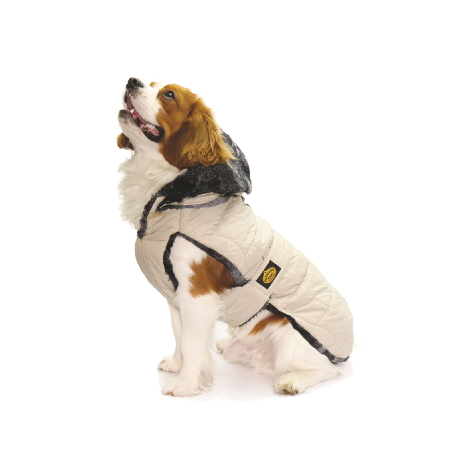Fashion Dog Steppmantel für Hunde - Beige - 47 cm