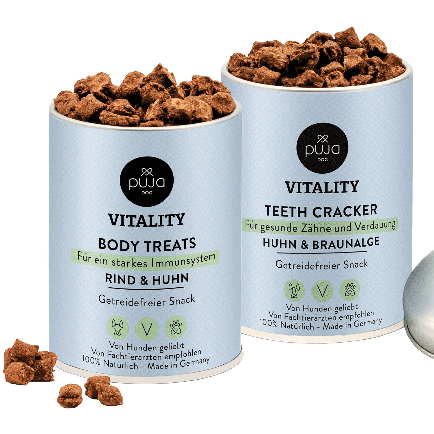 PUJA Doppelt fit mit Vitality Teeth und Vitality Body für Hunde