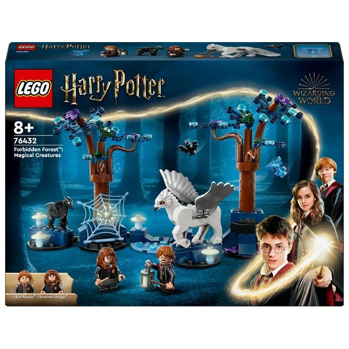 LEGO Harry Potter 76432 Foresta Proibita: Creature Magiche, Set con Animali Giocattolo Fantasy, Gio