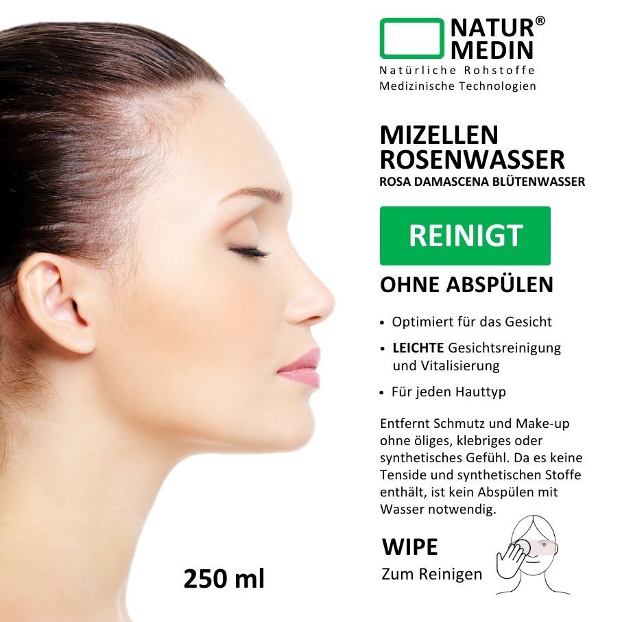 Mizellenwasser Rosenwasser 250ml