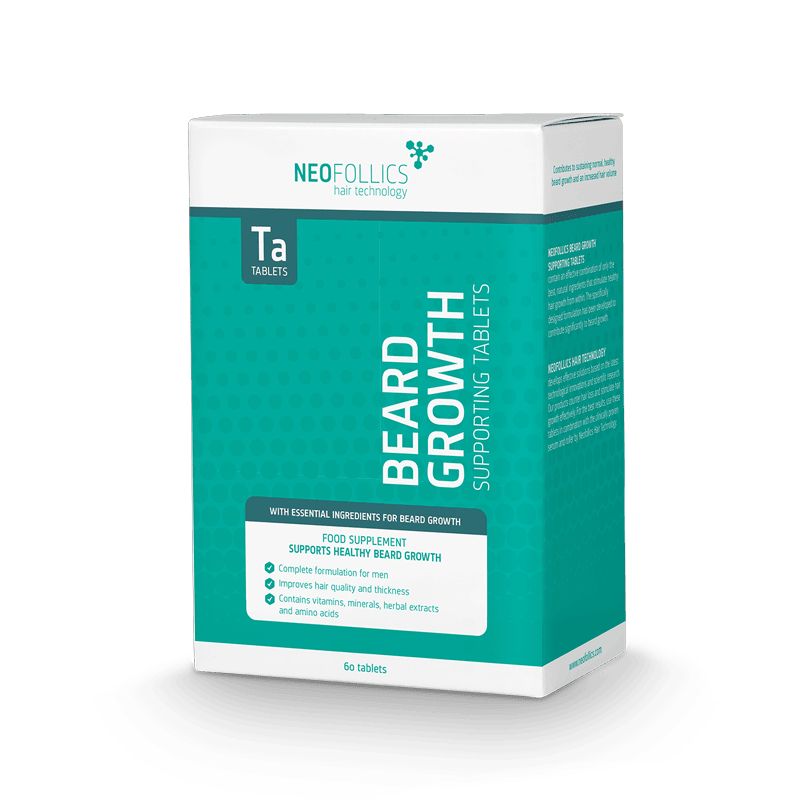 Neofollics Tabletten zur Unterstützung des Bartwachstums 60 St