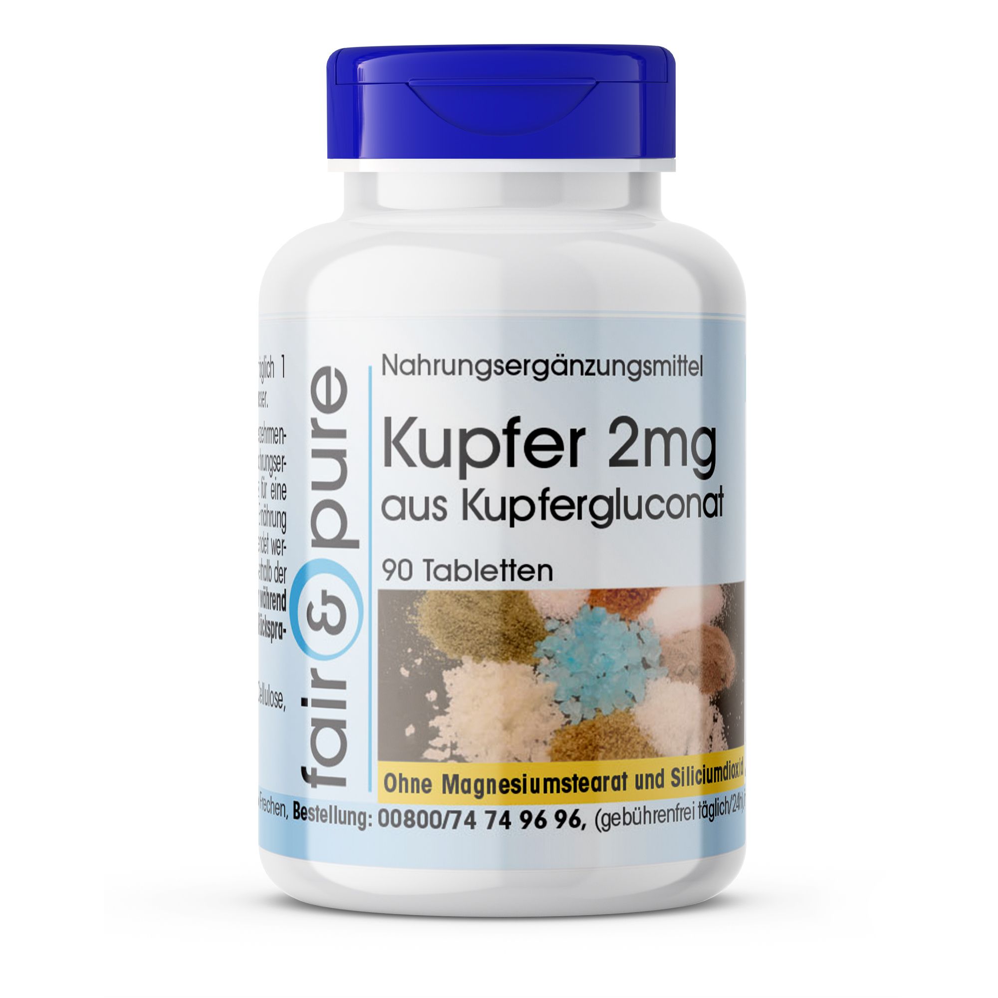 fair - pure | Kupfer 2mg schluckfreundlich 90 St