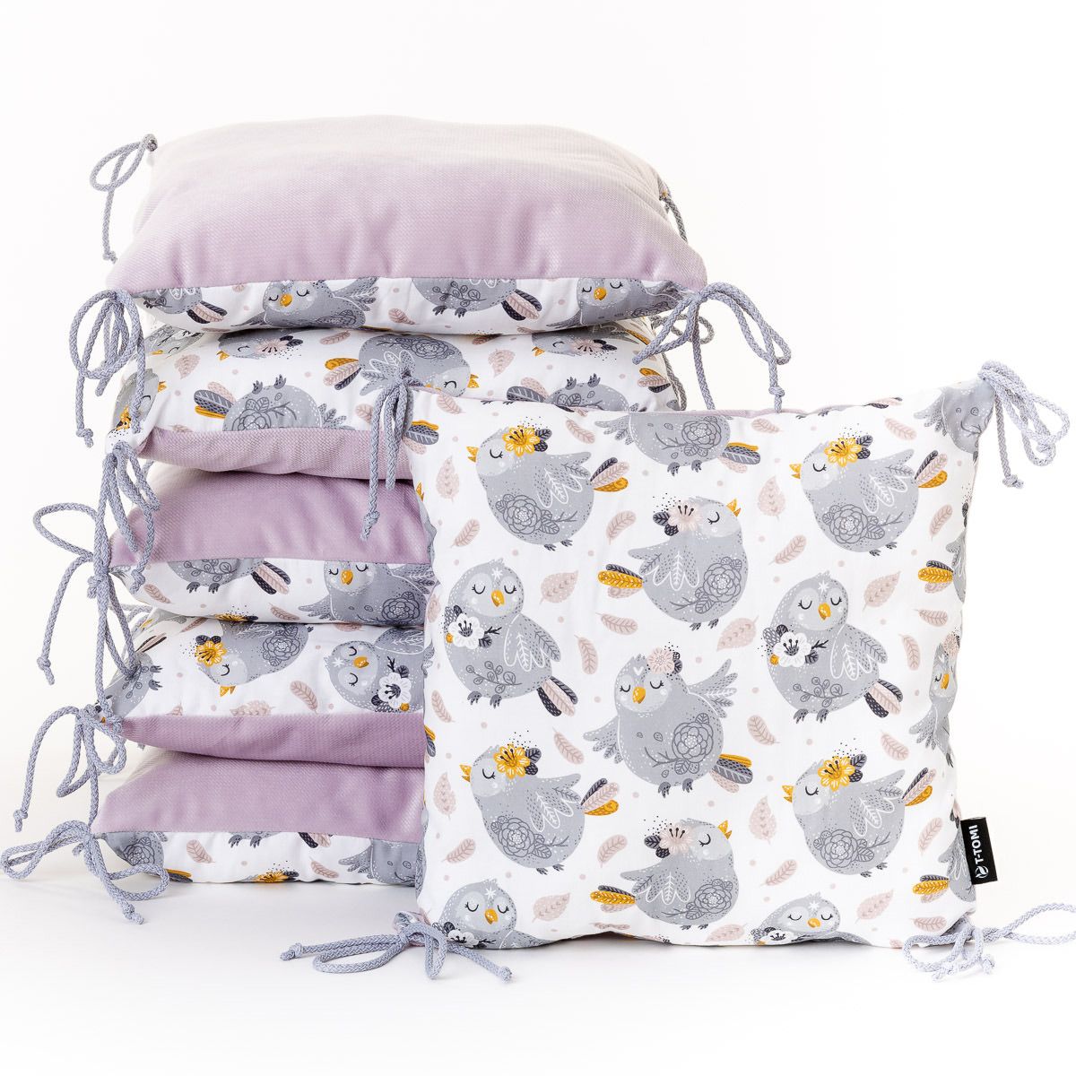 T-Tomi Kissen-Bettumrandung Owl princess 6 St Kissen