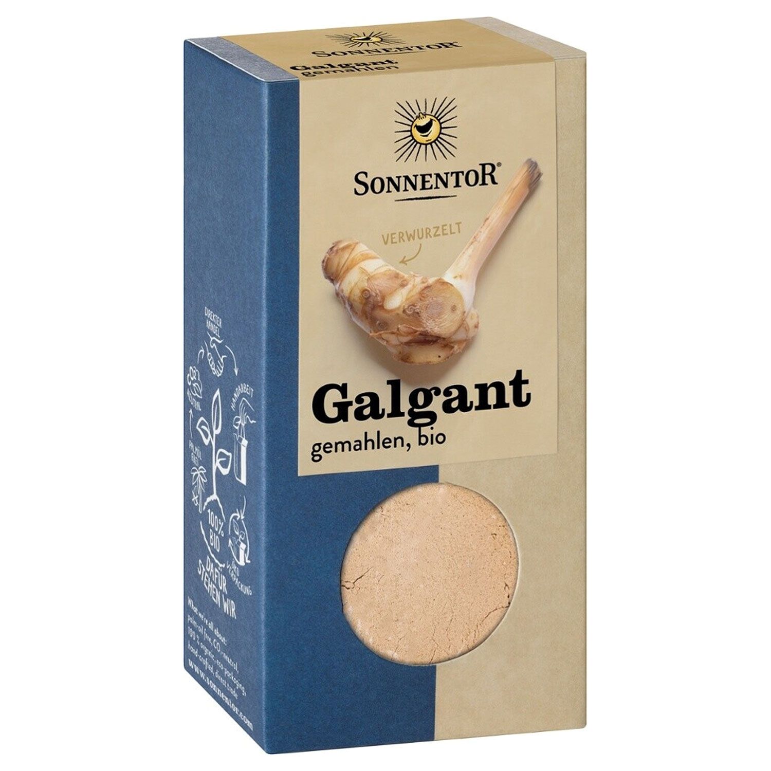 Sonnentor Bio Galgant gemahlen 35 g Pulver