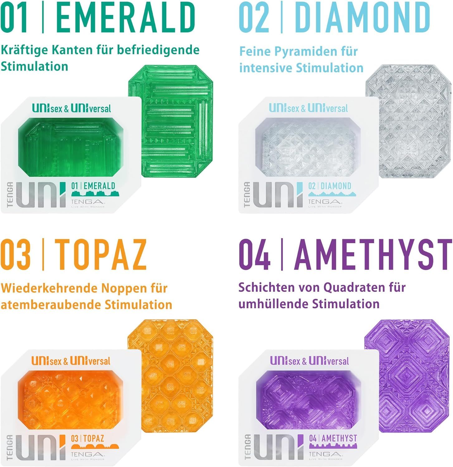 TENGA UNI VARIETY PACK Unisex Masturbator