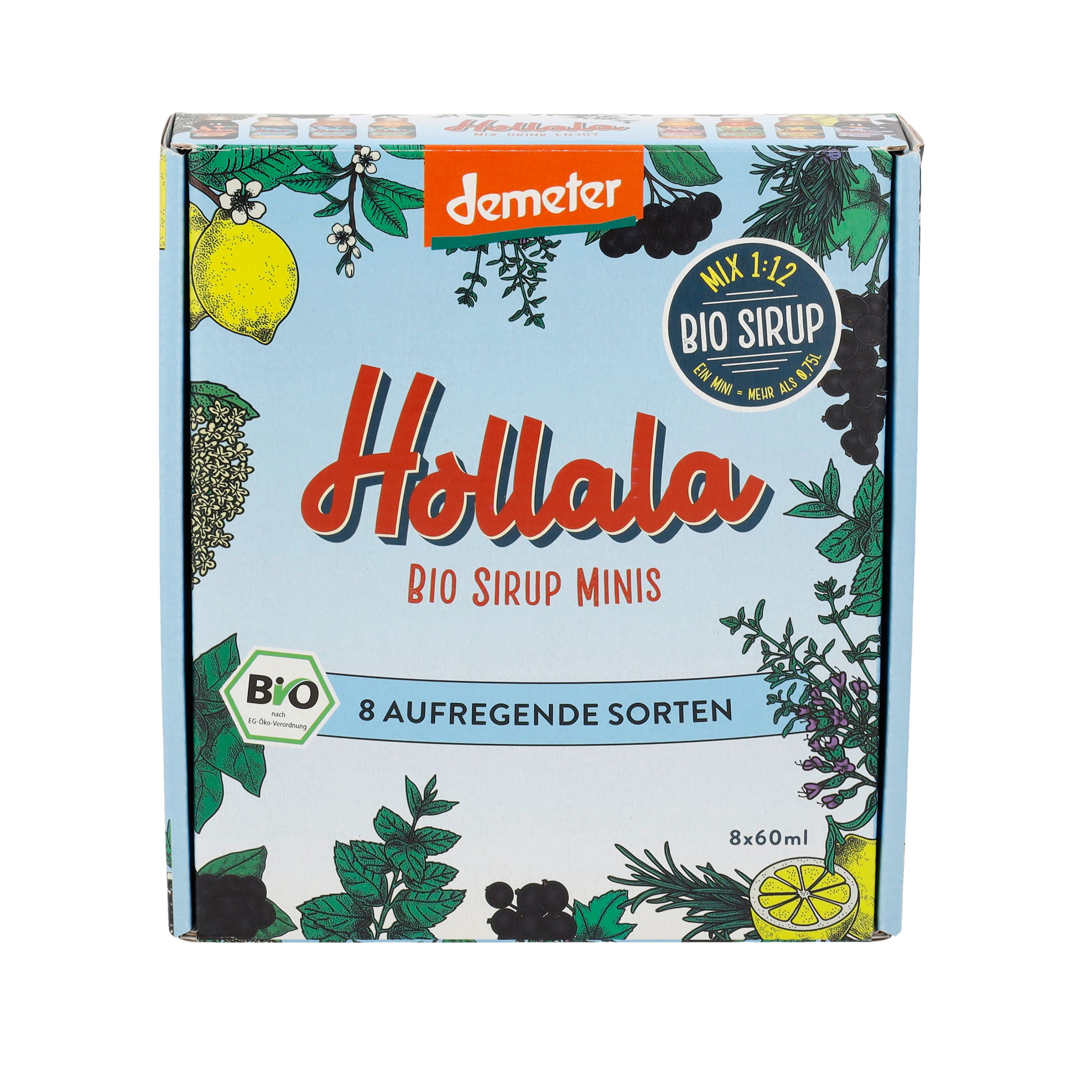 Hollala Bio Sirup Probier-Set 480 ml