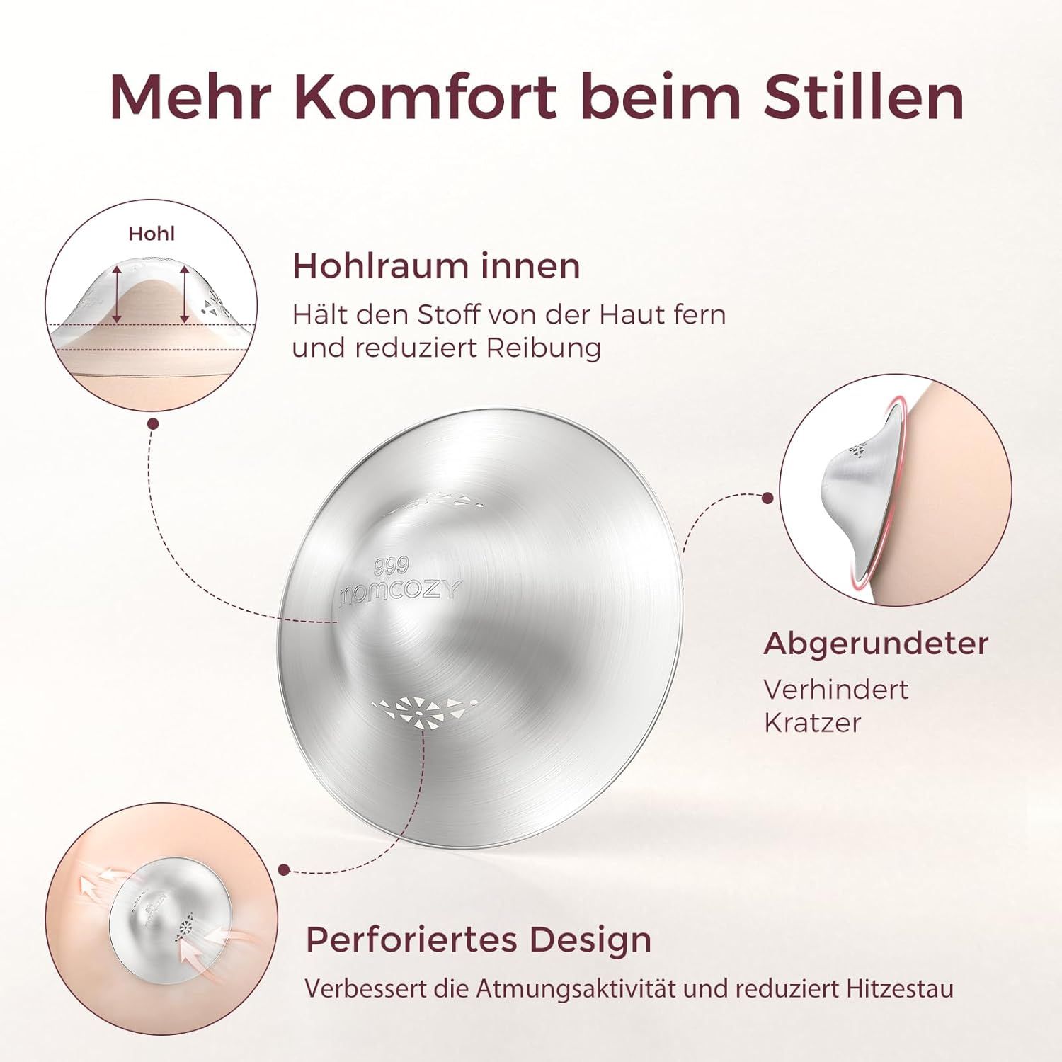 Momcozy Silberhütchen stillen