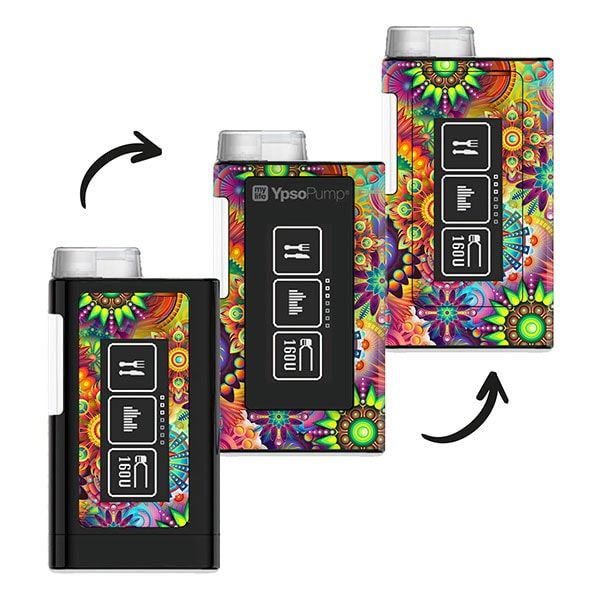 Diasticker® Mylife Ypsopump Sticker "Lebe bunt"