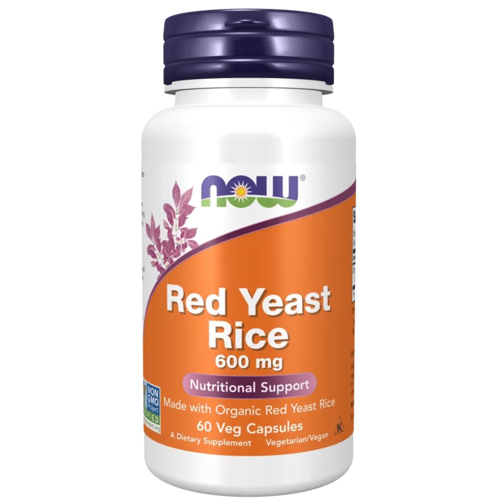 Now Foods Roter Hefereis 600 mg