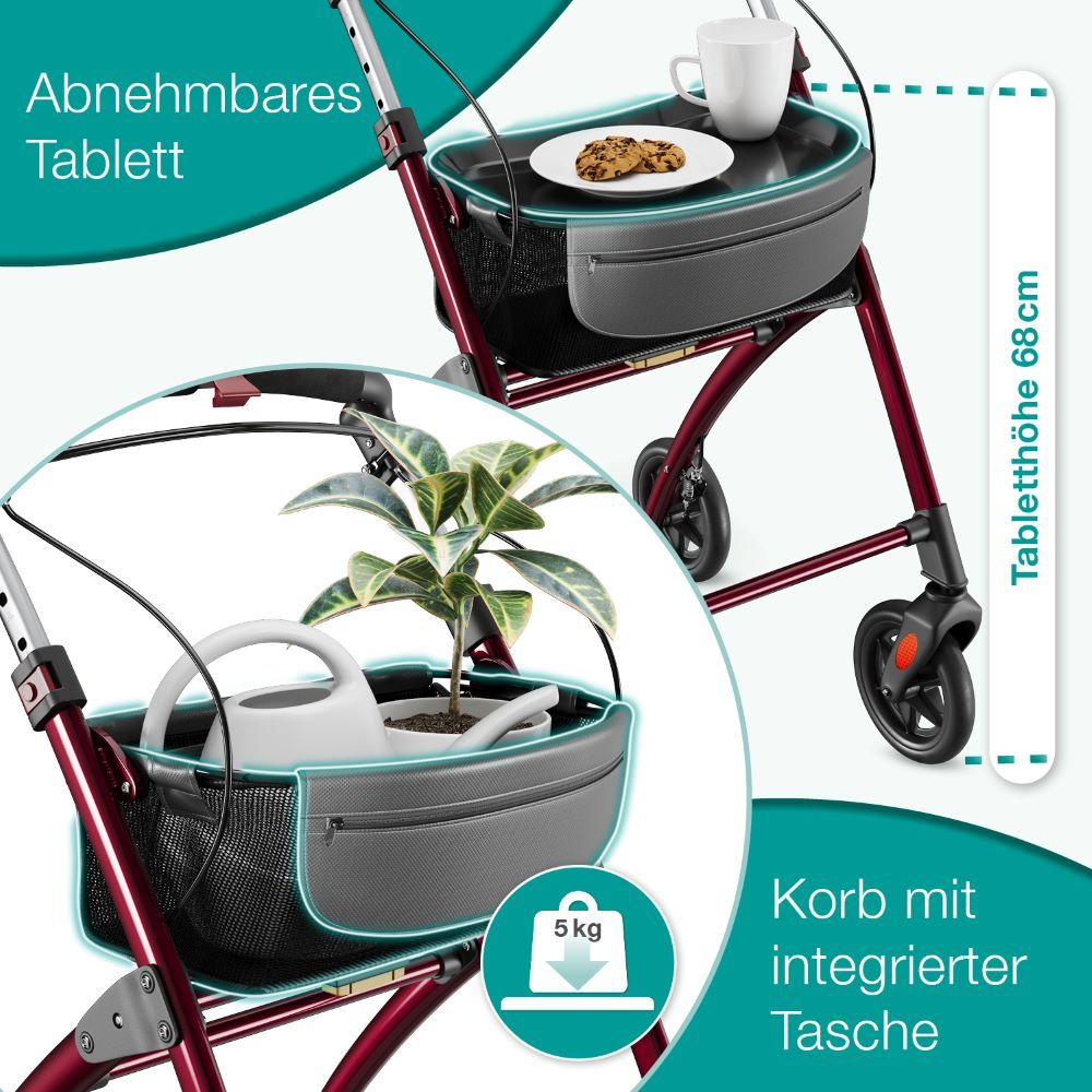 aktivshop Wohnungsrollator »Premium«