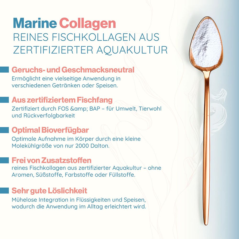 Collaviva Marine Collagen  – Reines Fischkollagen mit doppelter Nachhaltigkeitszertifizierung