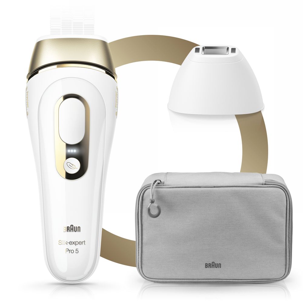 Braun - IPL System "Silk-expert Pro  IPL PL5117" in Weiß und Gold