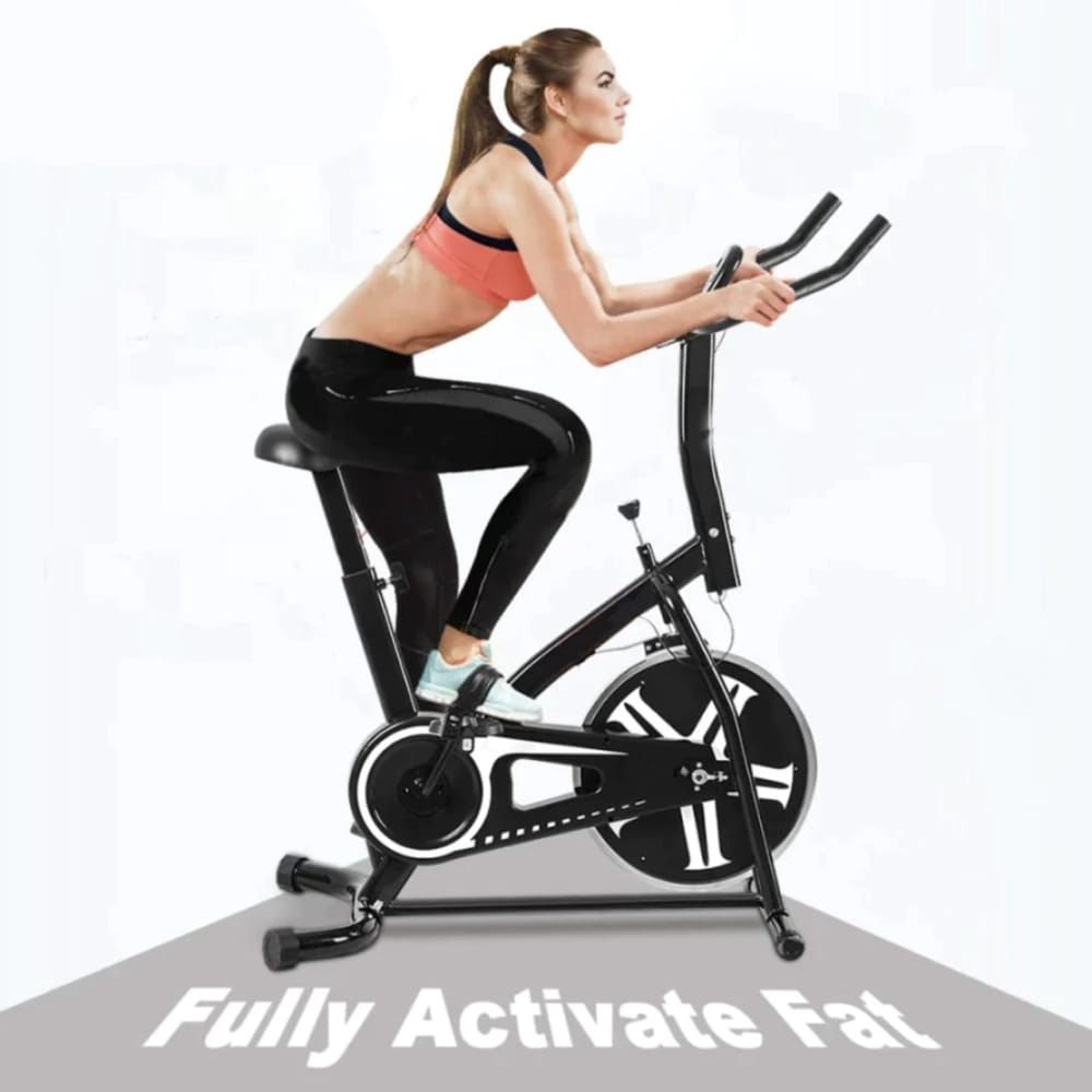 Sport-Knight® Heimtrainer Fahrrad mit Display und Handyhalterung