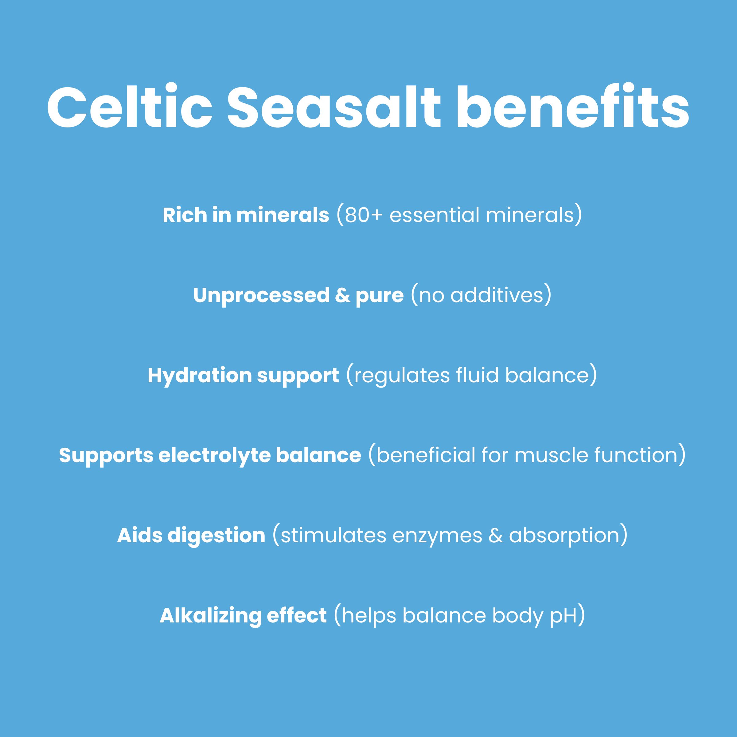 Celtic Salt Products  Keltisches Meersalz