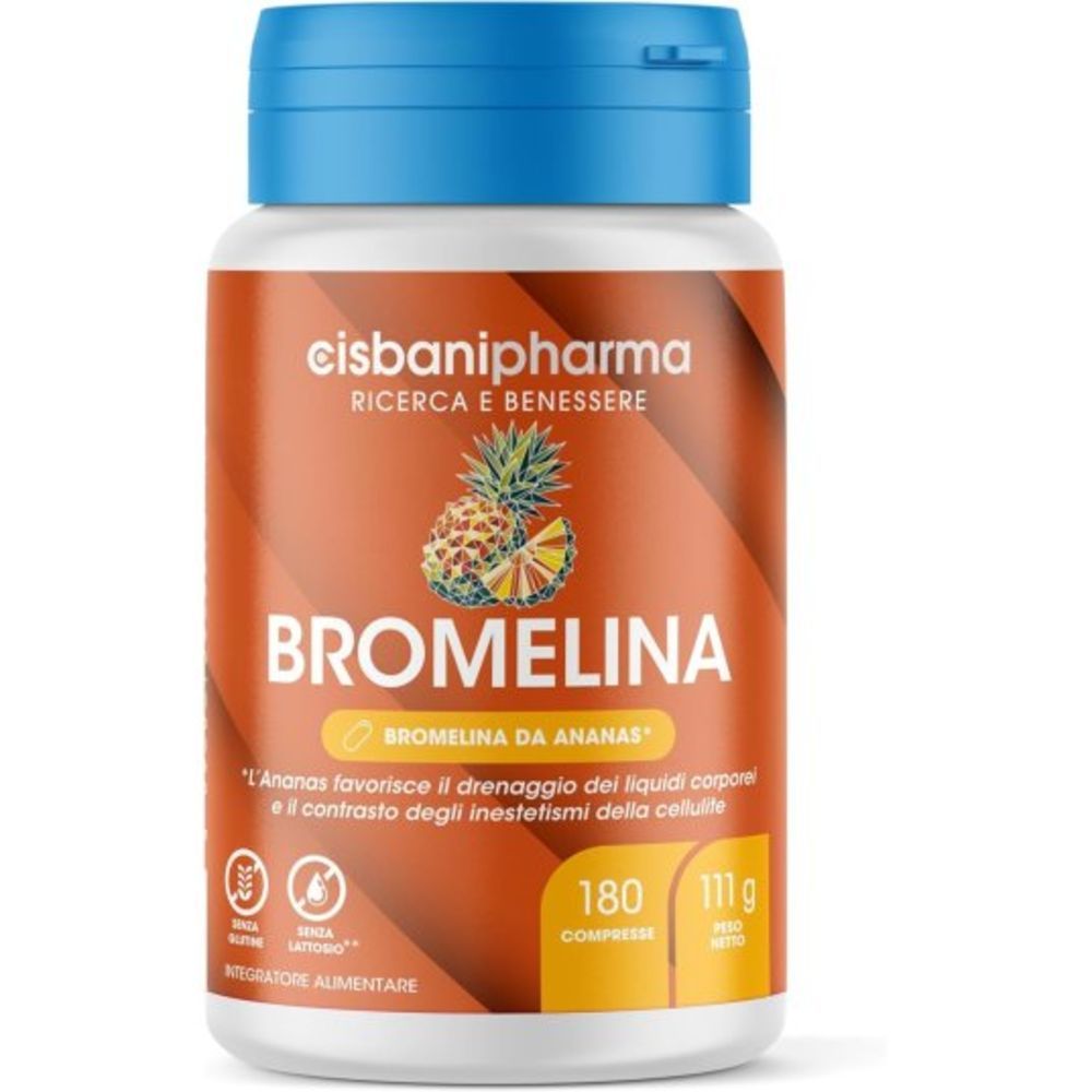 Cisbani Pharma Bromelina - Integratore Alimentare contro la cellulite