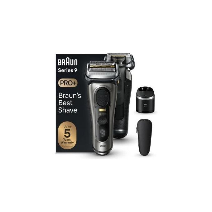 Braun Series 9 Pro+ System wet&dry       Noble Metal Rasierer -Herren-