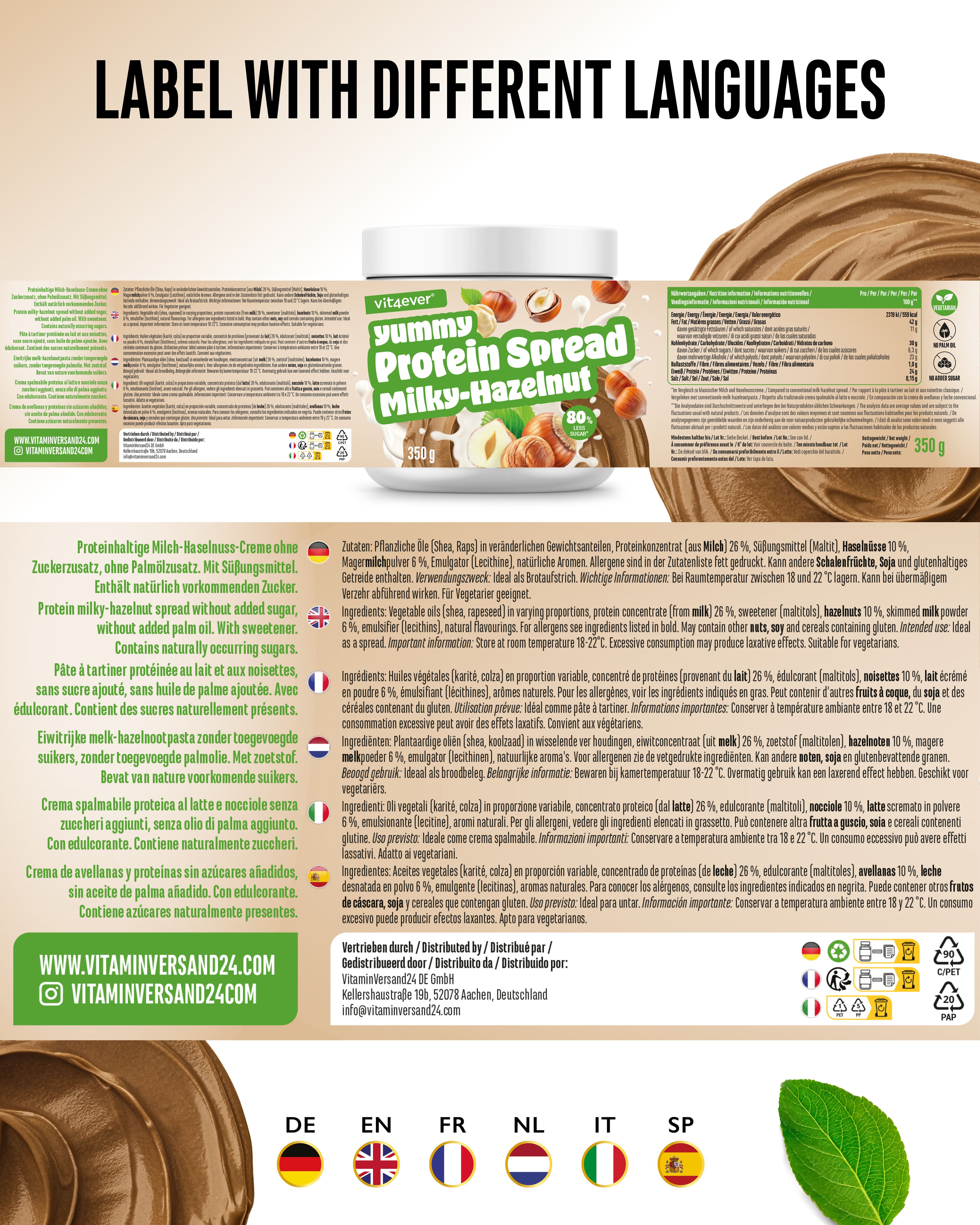 vit4ever Yummy Protein Spread