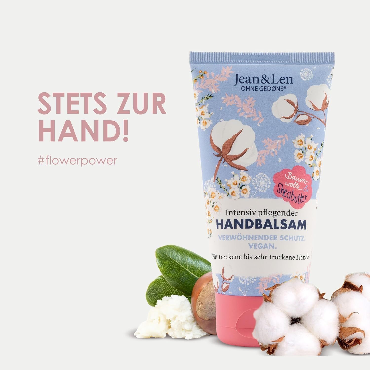Jean & Len – Handbalsam Baumwolle & Sheabutter