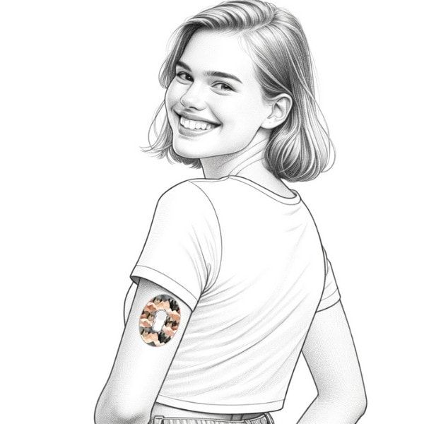 Diasticker® Dexcom G6 Fixiertapes "Mountain Forest"