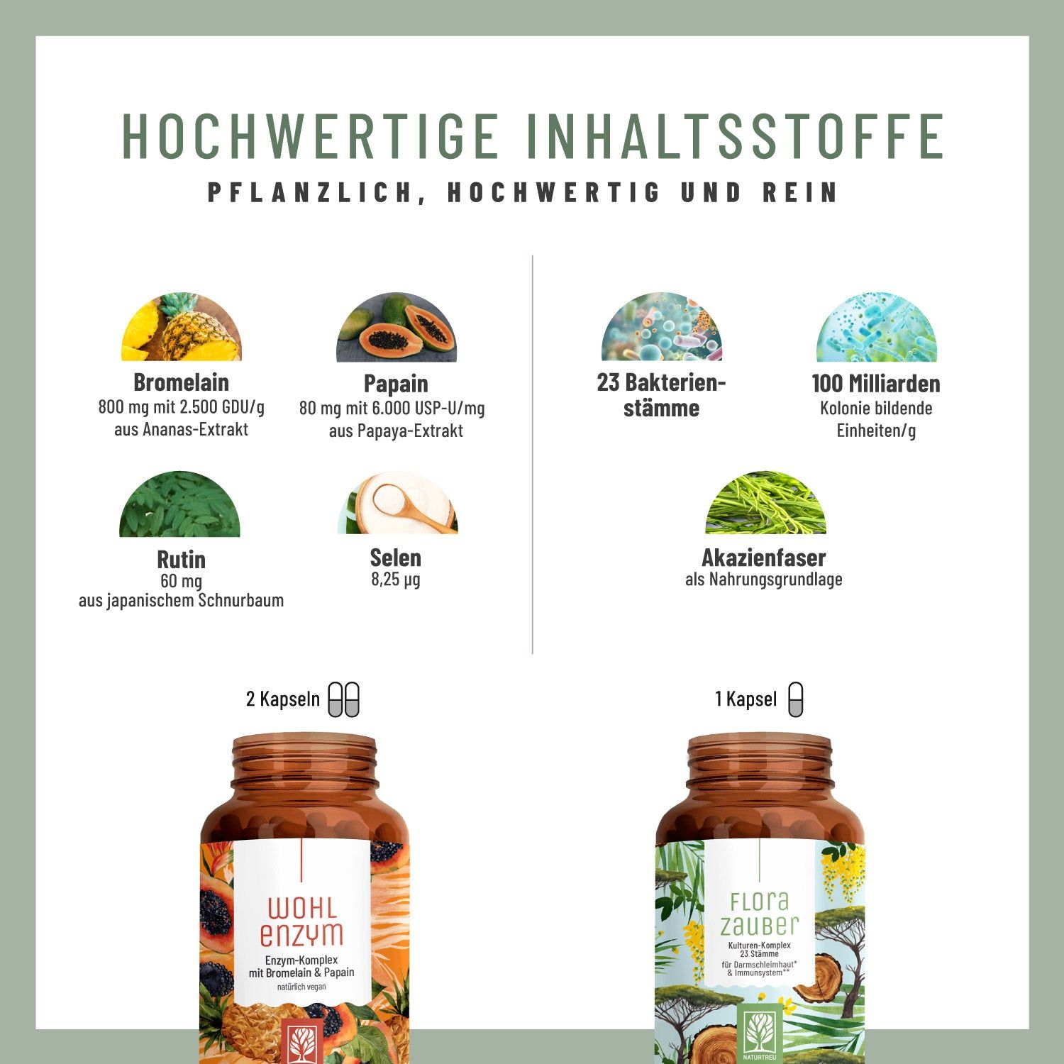 Flora-Enzym-Paket: WOHLENZYM, FLORAZAUBER - NATURTREU®