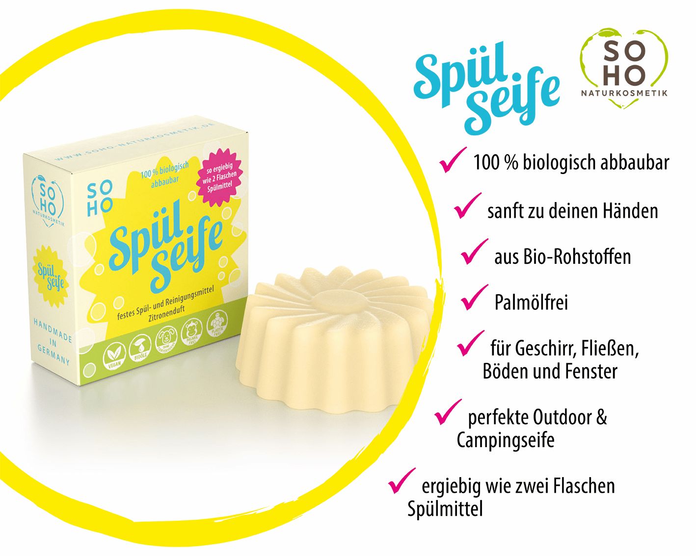 SOHO® Naturseife Spülseife