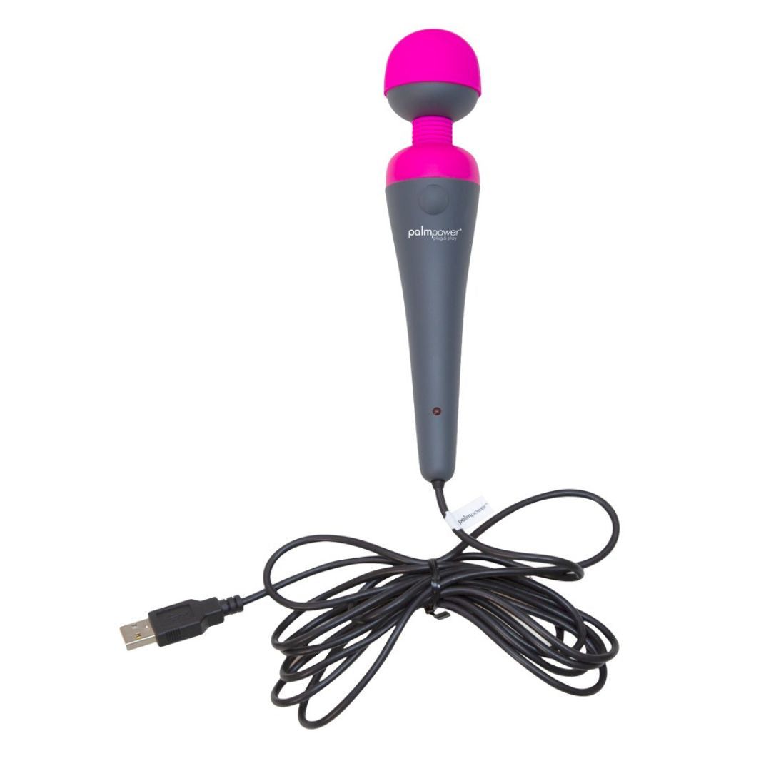 Massagestab plug & play | flexibler Kopf, extrastarker Multispeed | Palm Power