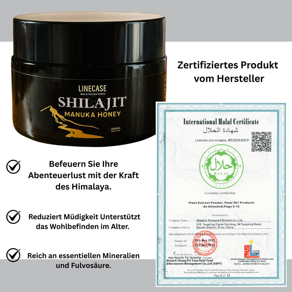 Linecase Shilajit Manuka Honig