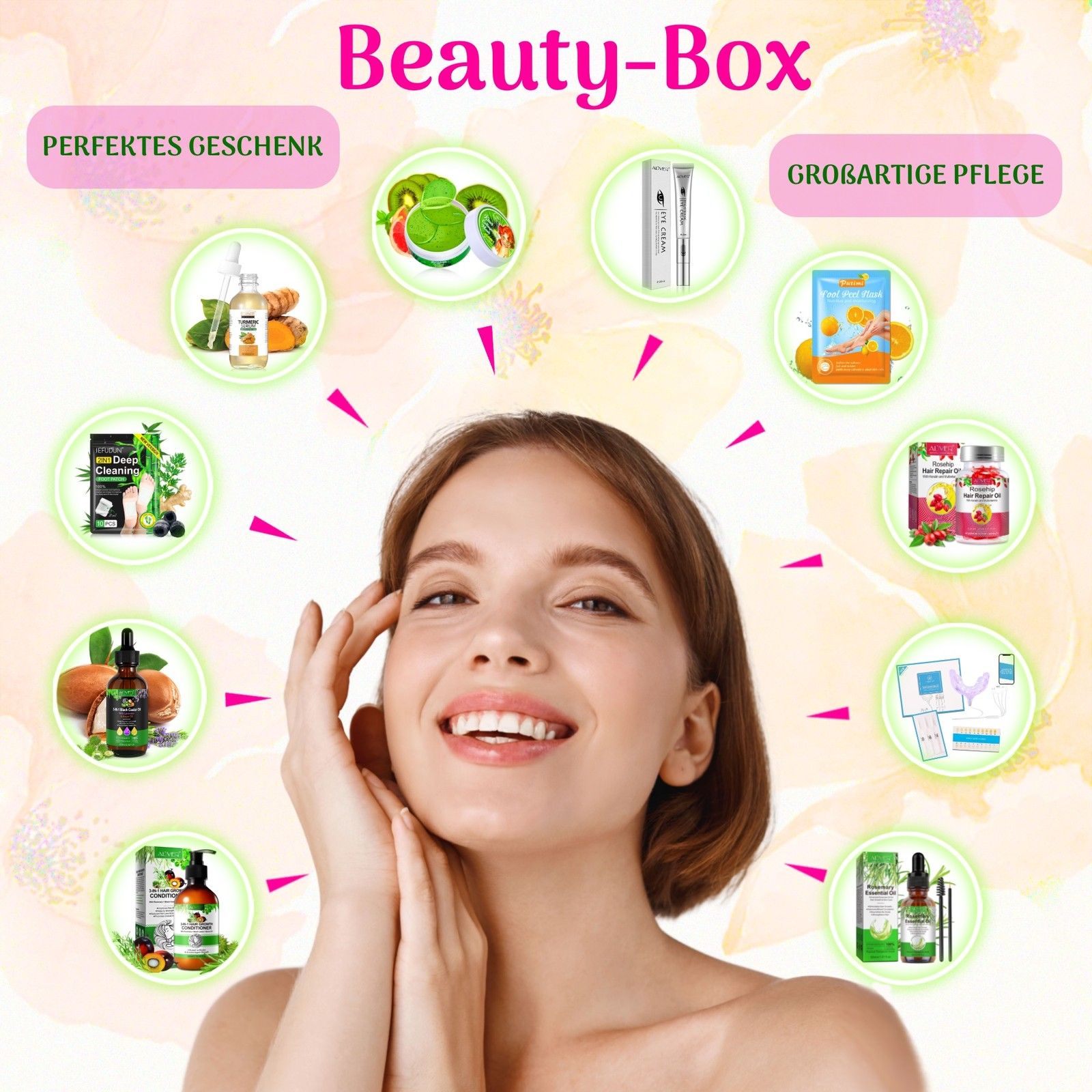 Ausgleichendes Serum mit Kurkuma für strahlende, feuchtigkeitsspendende Haut.