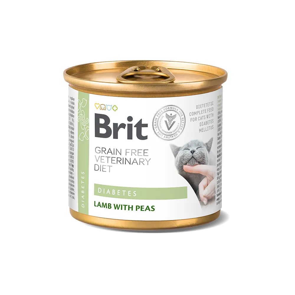 Brit Veterinary Diet - Cat - Cans - Diabetes