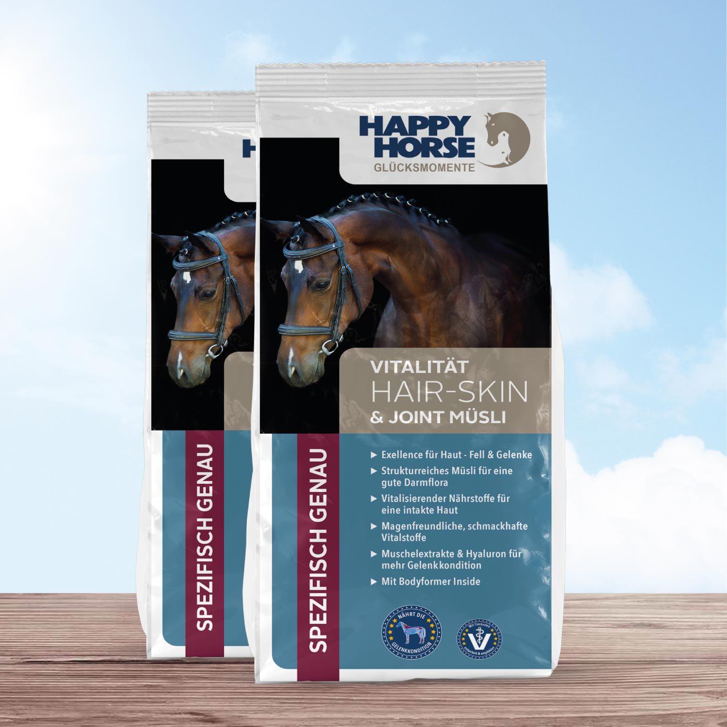 Happy Horse Hair, Skin & Joint Müsli 28 kg