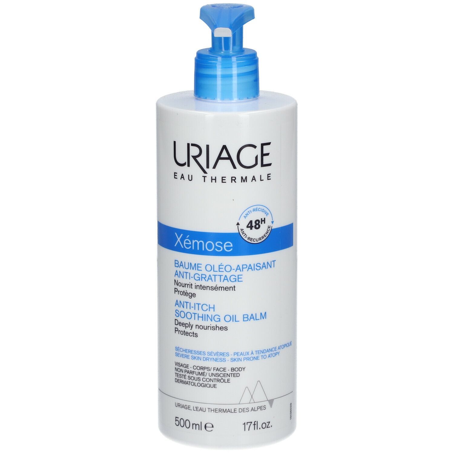 Uriage Xemose lindernder Öl-Balsam gegen Juckreiz 500 ml Balsam