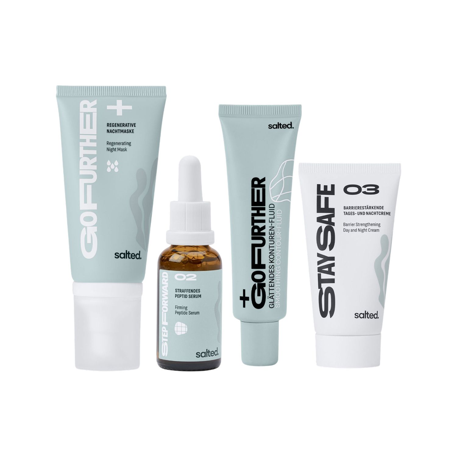 salted Face: Straffung & Regeneration ohne Duft Fragrance-Free 160 ml Hautcreme