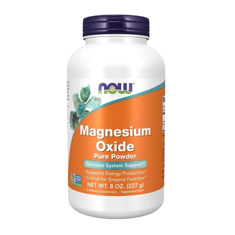 NOW Foods Magnesiumoxid, reines Pulver 227 g