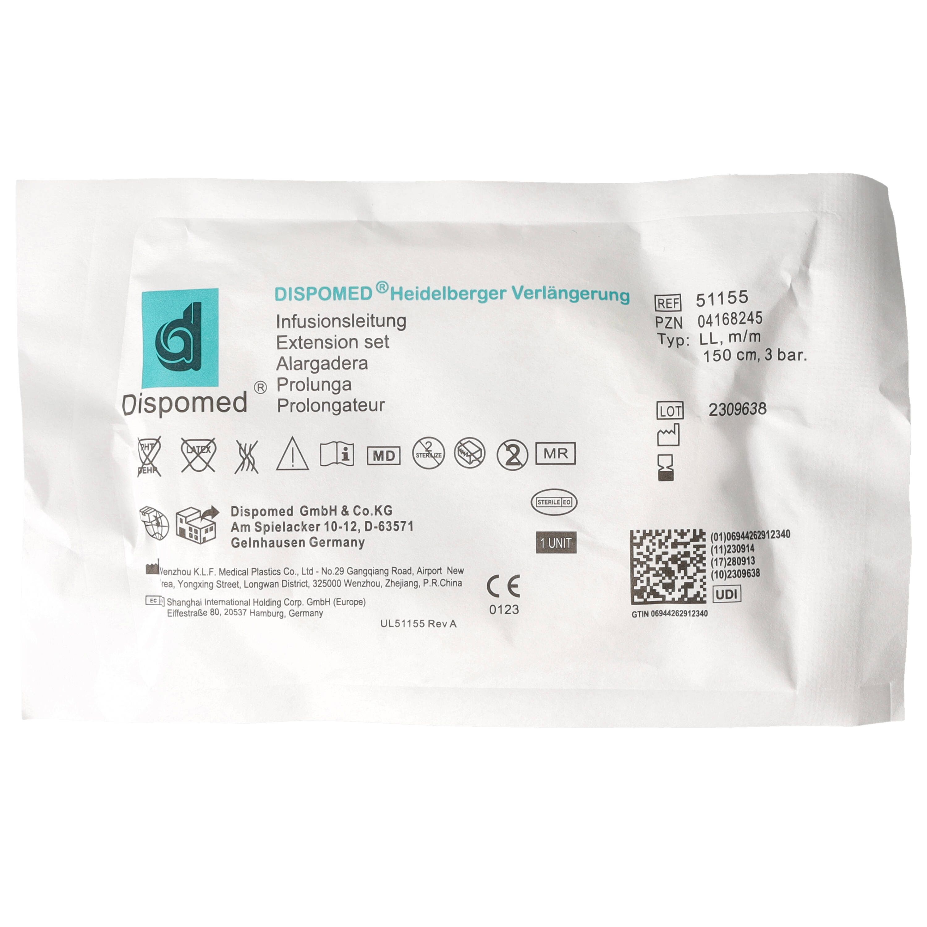 DISPOMED Heidelberger Verlängerung 150 cm (m/m)