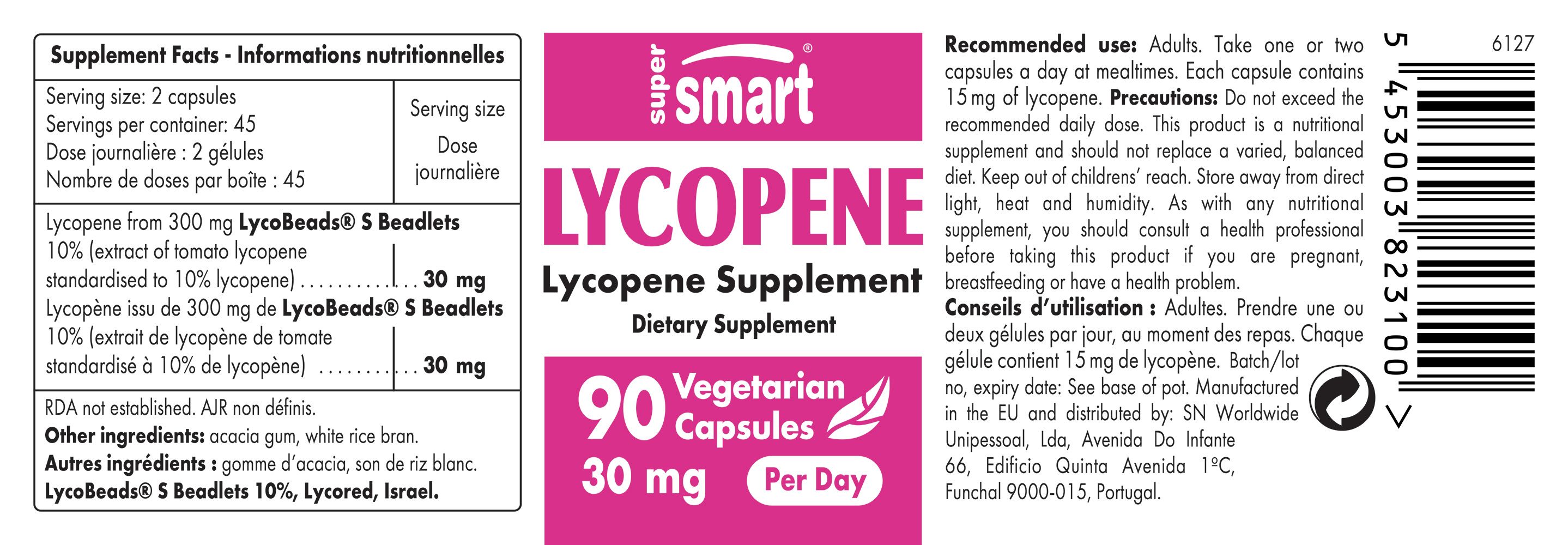 SuperSmart - Lycopene 90 St