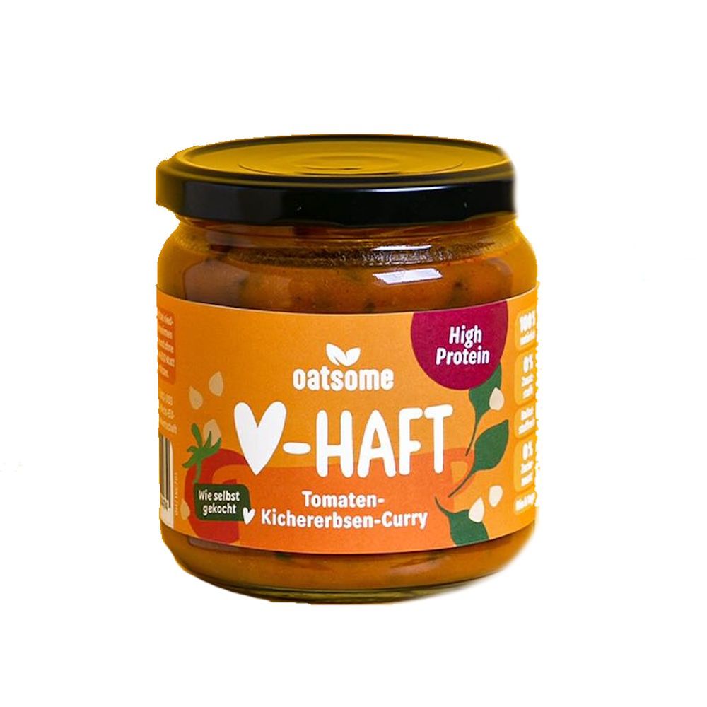 Oatsome Herzhaft Tomaten-Kichererbsen-Curry 350 g