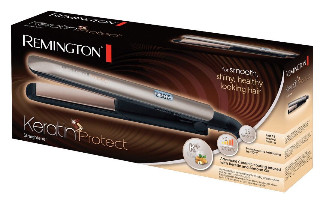 Remington HAARGLÃ„TTER KERATIN PROTECT (S 8540     ANTH/GOLD)