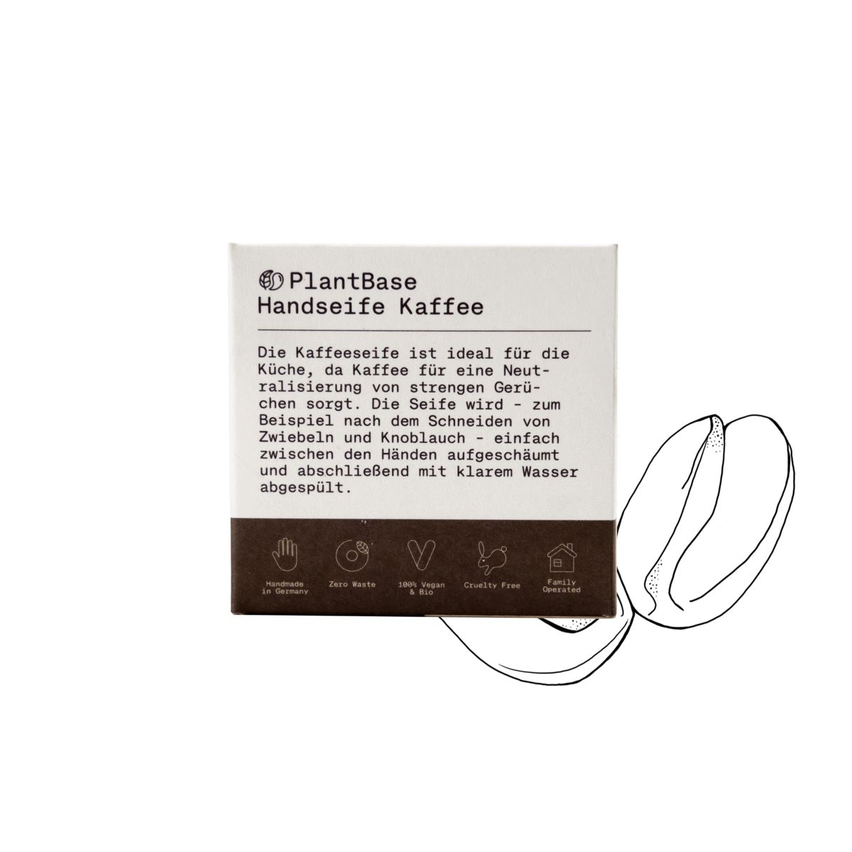 PlantBase Handseife Kaffee