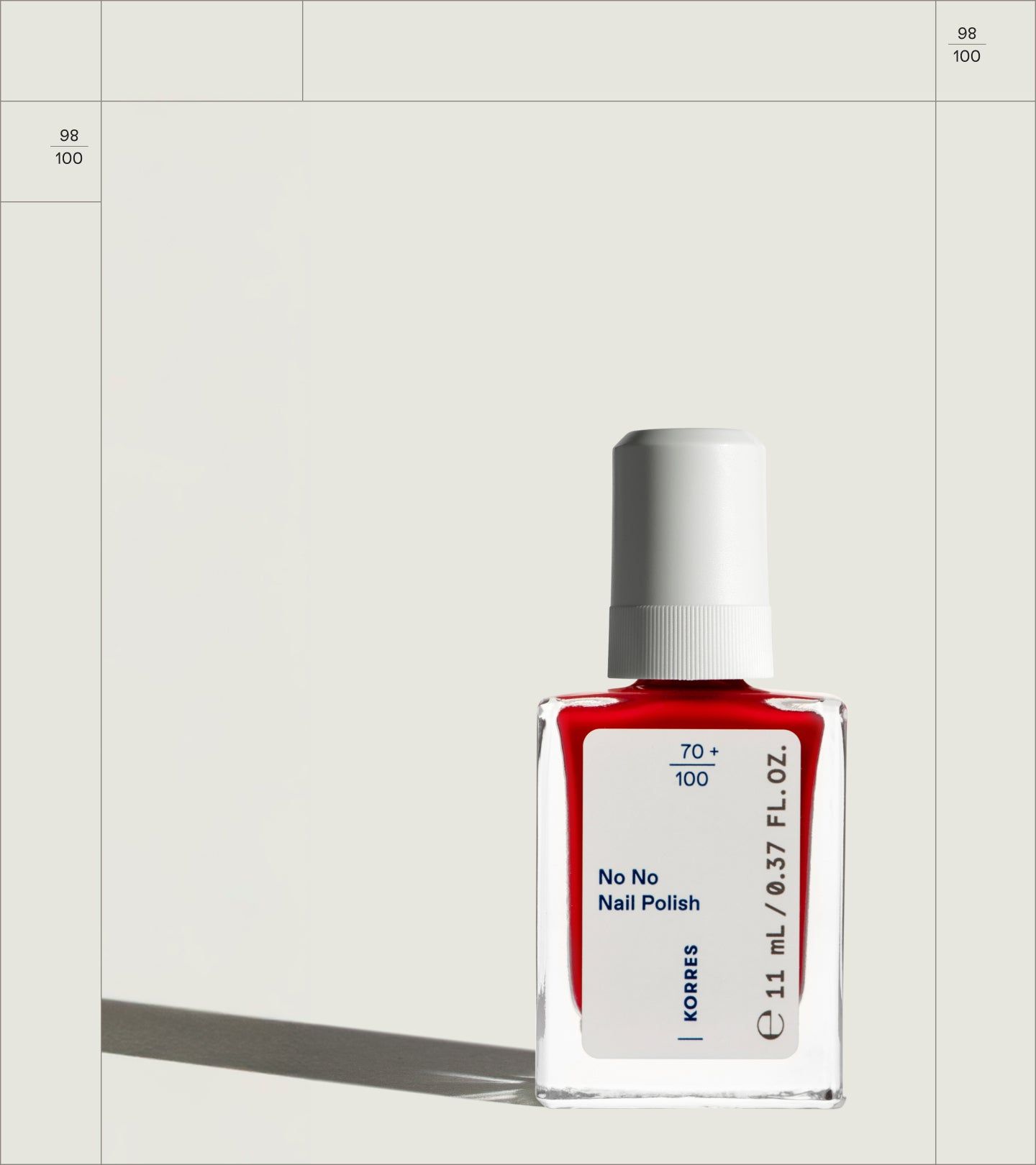 Korres No Nail Polish 51 true red 11 ml Flaschen