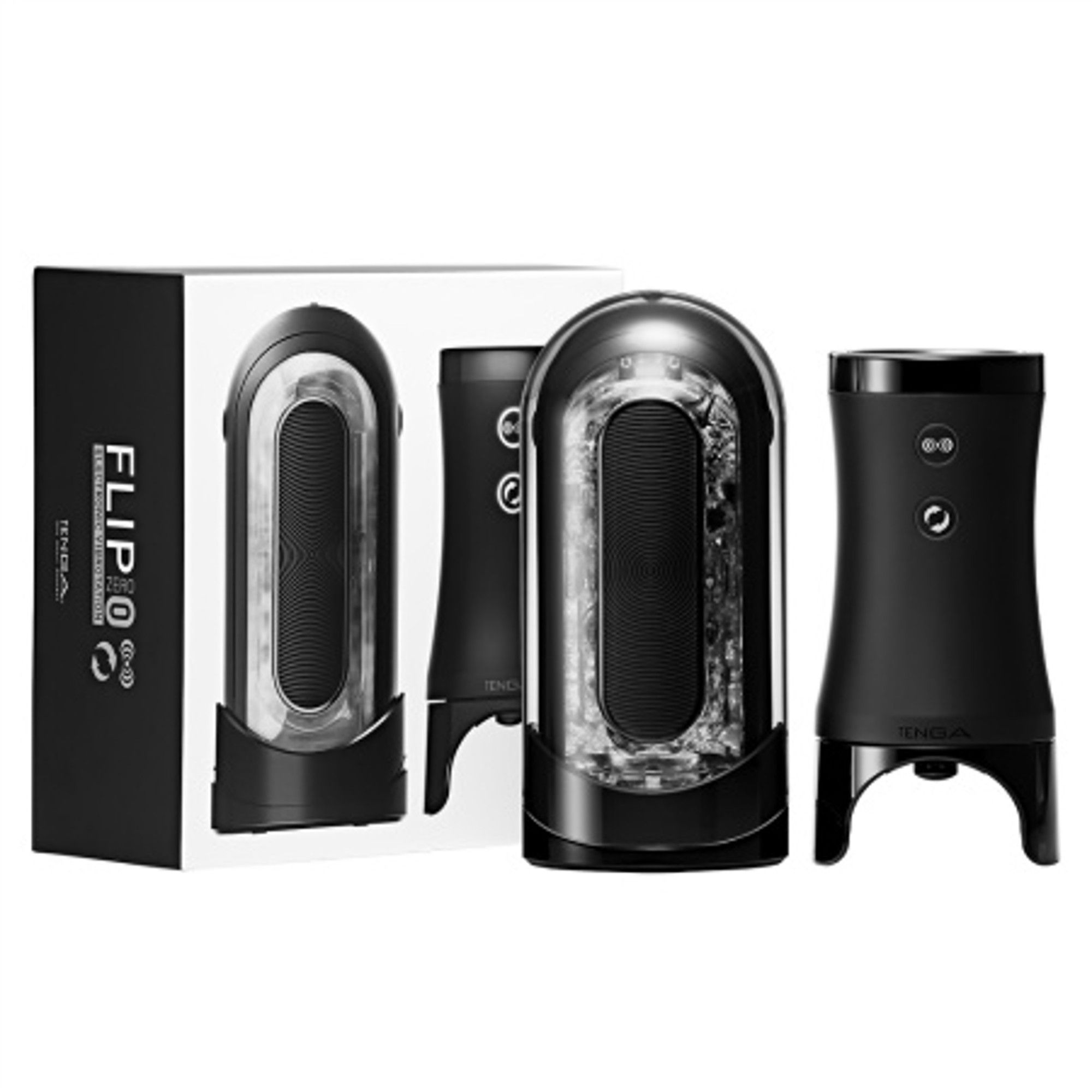 Masturbator-Aufsatz „Electronic Vibrotation” | inkl. Flip Zero-Masturbator | Tenga