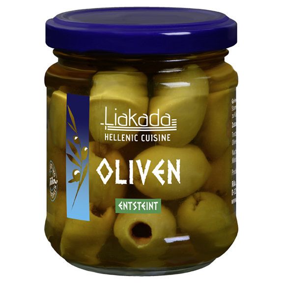 Liakada Grüne Oliven, entsteint