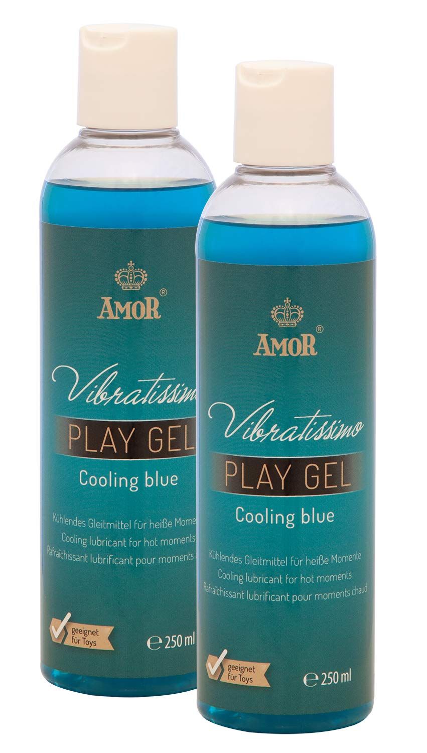 Vibratissimo Play Gel Cooling blue 500 ml Gleitmittel