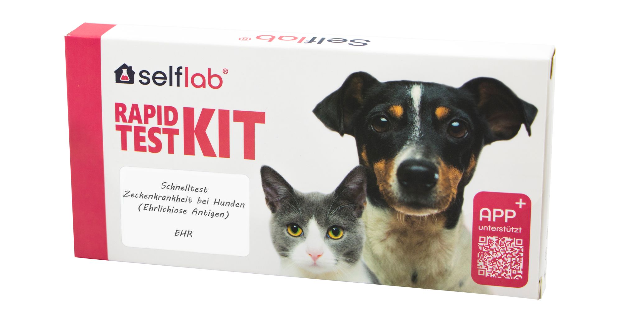 selflab Schnelltest Zeckenkrankheit bei Hunden - Ehrlichiose Antigen